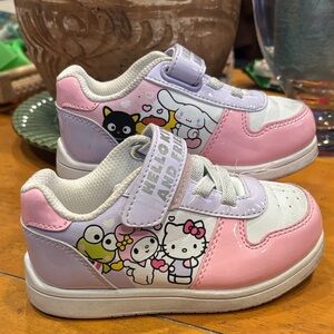 Hello Kitty Pink and White Kids Sneakers